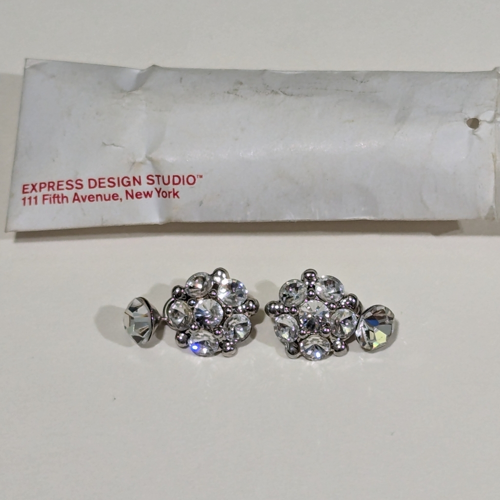 Express Design Studio Crystal Cufflinks - image 3